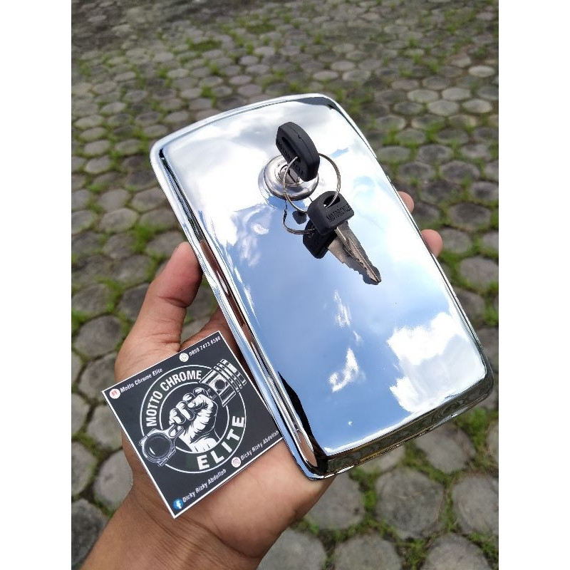 [ALREADY CHROME] GL100 TANK COVER ALREADY CHROME GL 100 TANK COVER CHROME