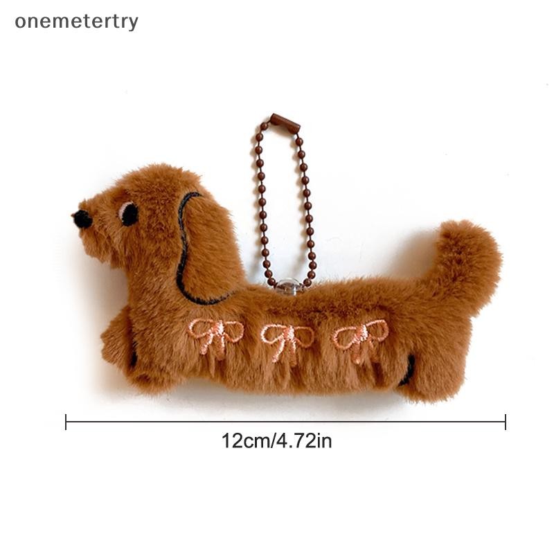 Onem Kawaii สุนัข Dachshund ตุ๊กตาพวงกุญแจการ์ตูนลูกสุนัขยัดไส้พวงกุญแจน่ารัก Key Holder จี้กระเป๋าแขวนตกแต่งคู่ของขวัญ n