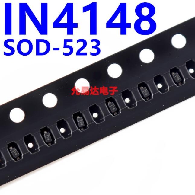 100 ชิ้น/ล็อต 1N4148WT SOD-523 0603 SMD Switch Diode 1N4148W (Marking A ) คุณภาพดีที่สุด