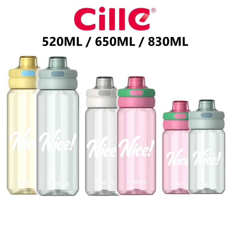 Cille Tritan BPA-Free ขวดน้ําขนาดใหญ่ ปริมาณอากาศขนาดใหญ่ Tritan Bebas ขวดพลาสติก BPA Plastik Botol XL-2521