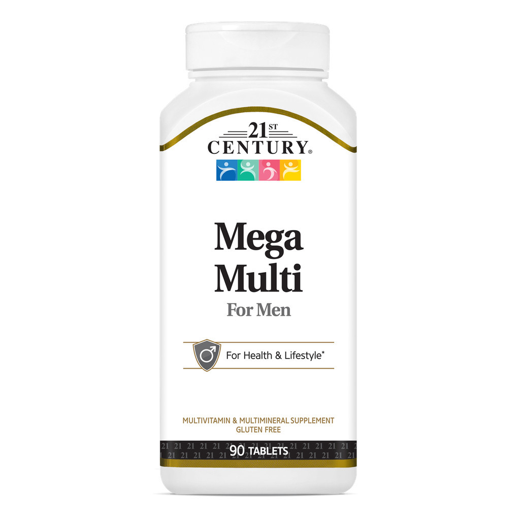 21st Century Mega Multi for Men (90Tablets) วิตามินแร่ธาตุรวม สำหรับผู้ชาย