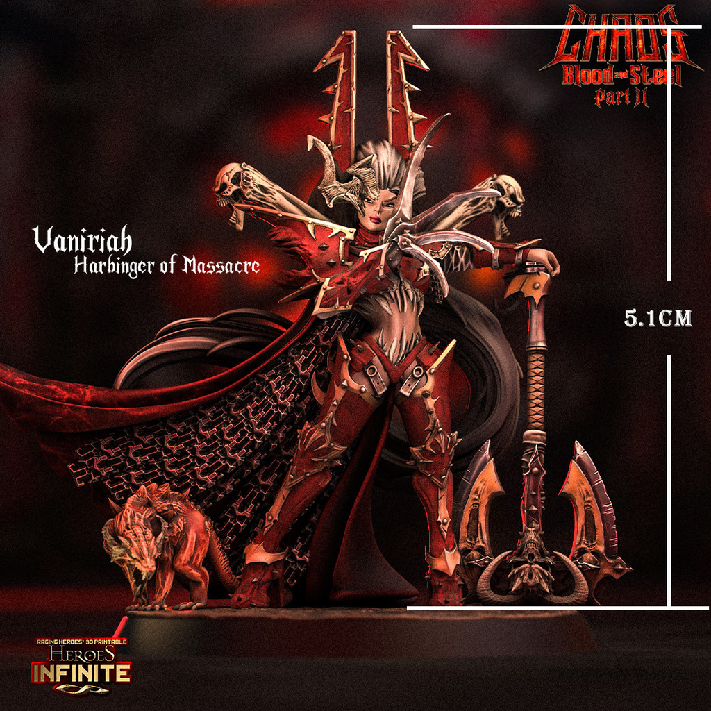 [Manual Coloring] Warhammer 40K 3D Printing Third Party War Chess High Precision Resin White Model C