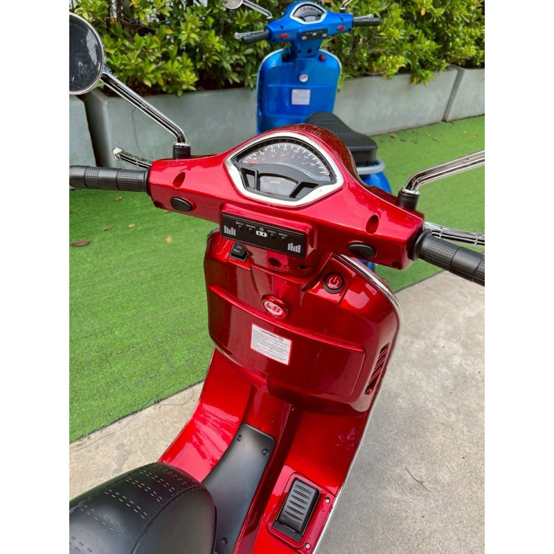 💥พร้อมส่งในไทย💥รถแบตเตอรี่เด็กนั่ง รถเด็กนั่ง รถเวสป้าเด็กคันใหญ่ 2มอเตอร์ 3-8ขวบ No.052 - รูปที่ 5