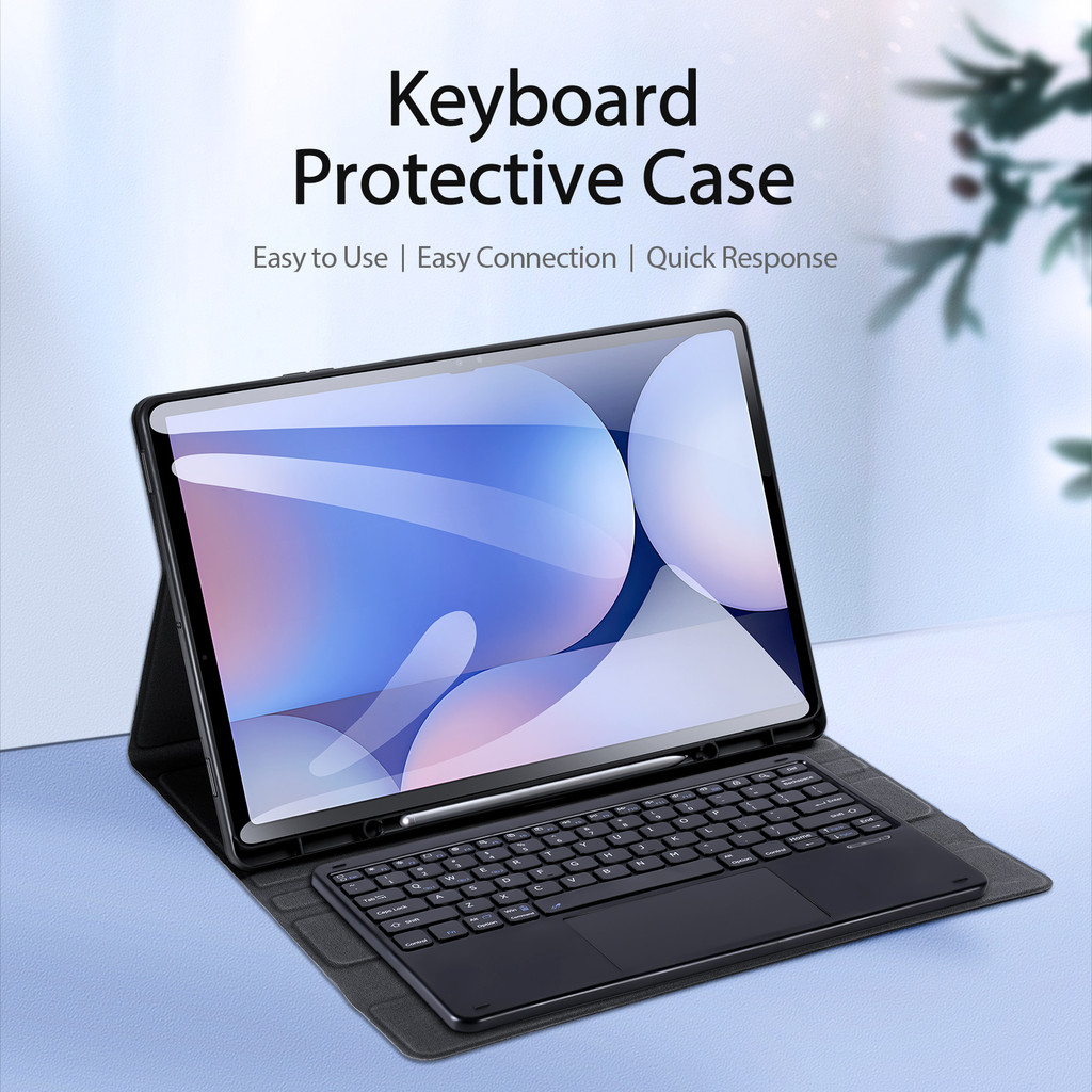 DUX DUCIS TK Series คีย์บอร์ดพร้อมเคสป้องกันสําหรับ Samsung Tab S10 Ultra / S9 Ultra / S8 Ultra