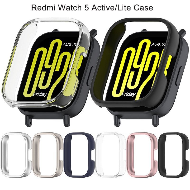 Hard PC Hollow เคสป้องกันสำหรับ redmi Watch 5 Active Watch Case Protector redmi Watch 5 Lite อุปกรณ์เสริม