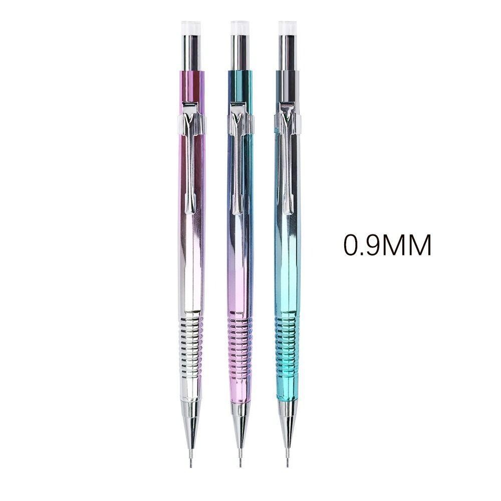 ดินสอกด เหนียน, ปากกาลูกลื่นแบบหัวคู่ 0.5/0.7/0.3/0.9 มม., ปากกามัลติฟังก์ชั่นโลหะ 2-ใน-1 ของขวัญ - รูปที่ 5