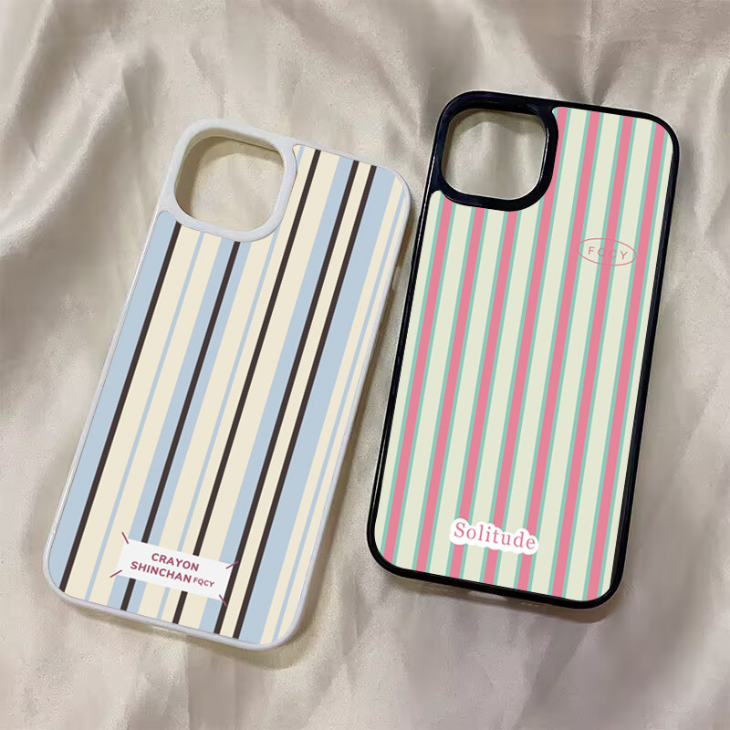 การออกแบบลายที่เรียบง่ายเคสโทรศัพท์สําหรับRedmi 13 14C 12 หมายเหตุ 14 13 12 Pro Plus 11 10 Pro POCO X7 X6 X5 F6 Pro Minimalistสีชมพูสีฟ้าลายกันกระแทกปกอ่อนใส - รูปที่ 7