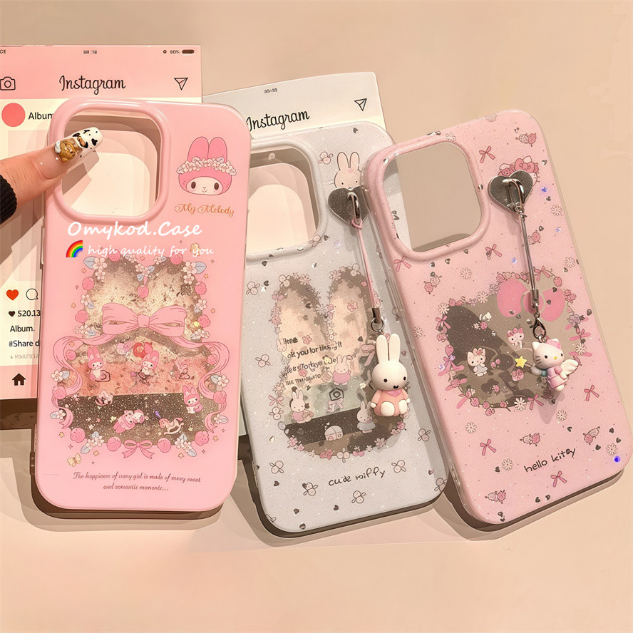 สําหรับRedmi Melody Kitty MiffyประกายสําหรับXiaomi Redmi 13Cกรณีหมายเหตุ12 4G A3 12C 9A 9C 9T A1หมายเหตุ13 12 11s 10s 9s Xiaomi11 Lite Poco C65 C61 M5S M6 Plus X3เคสโทรศัพท์