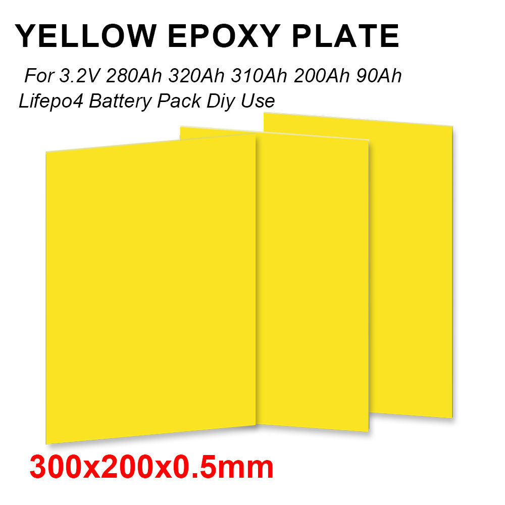 1/5Pcs 300x200x0.5 มม.ทนอุณหภูมิสูงป้องกัน 3240 ฉนวนกันความร้อนแผ่นอีพ็อกซี่ฉนวนสําหรับ Lifepo4 แบตเตอรี่ Pack