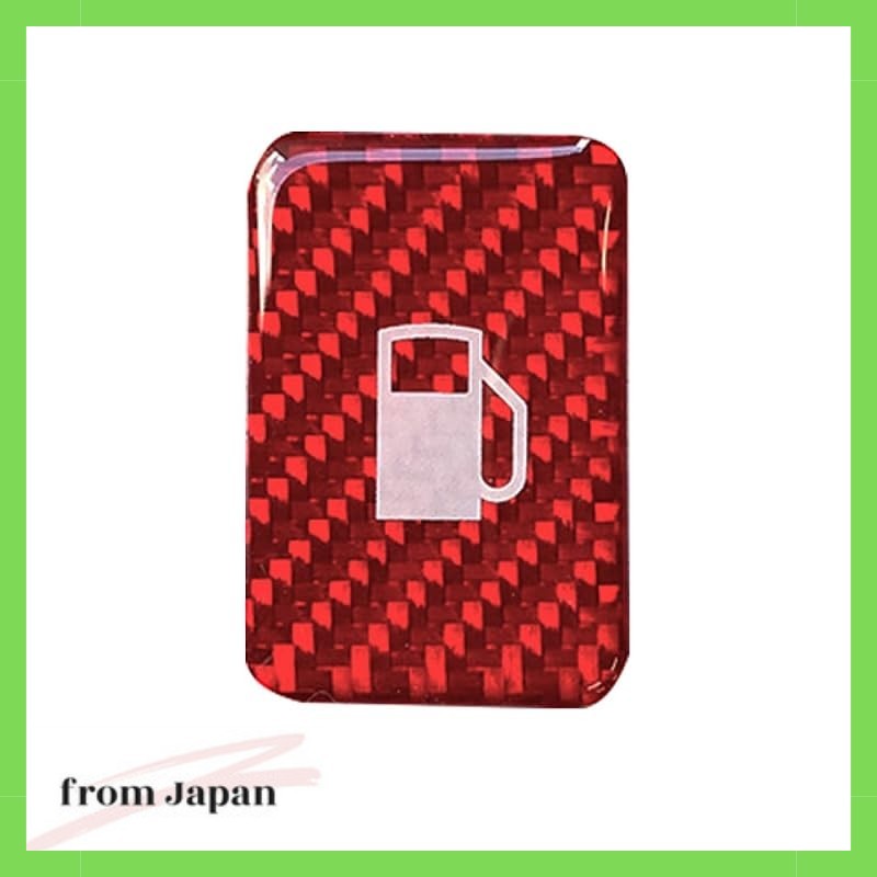 HASEPRO Magical Carbon NEO Fuel Lid Opener Emblem TYPE D Red NFOE-4RED