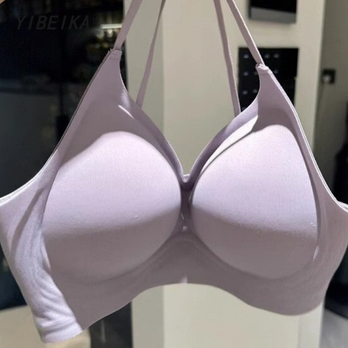 ชุดชั้นในขยายผู้หญิงเต้านมการ์ตูนเต้านมขนาดเล็ก Push-Up Fixed Bra