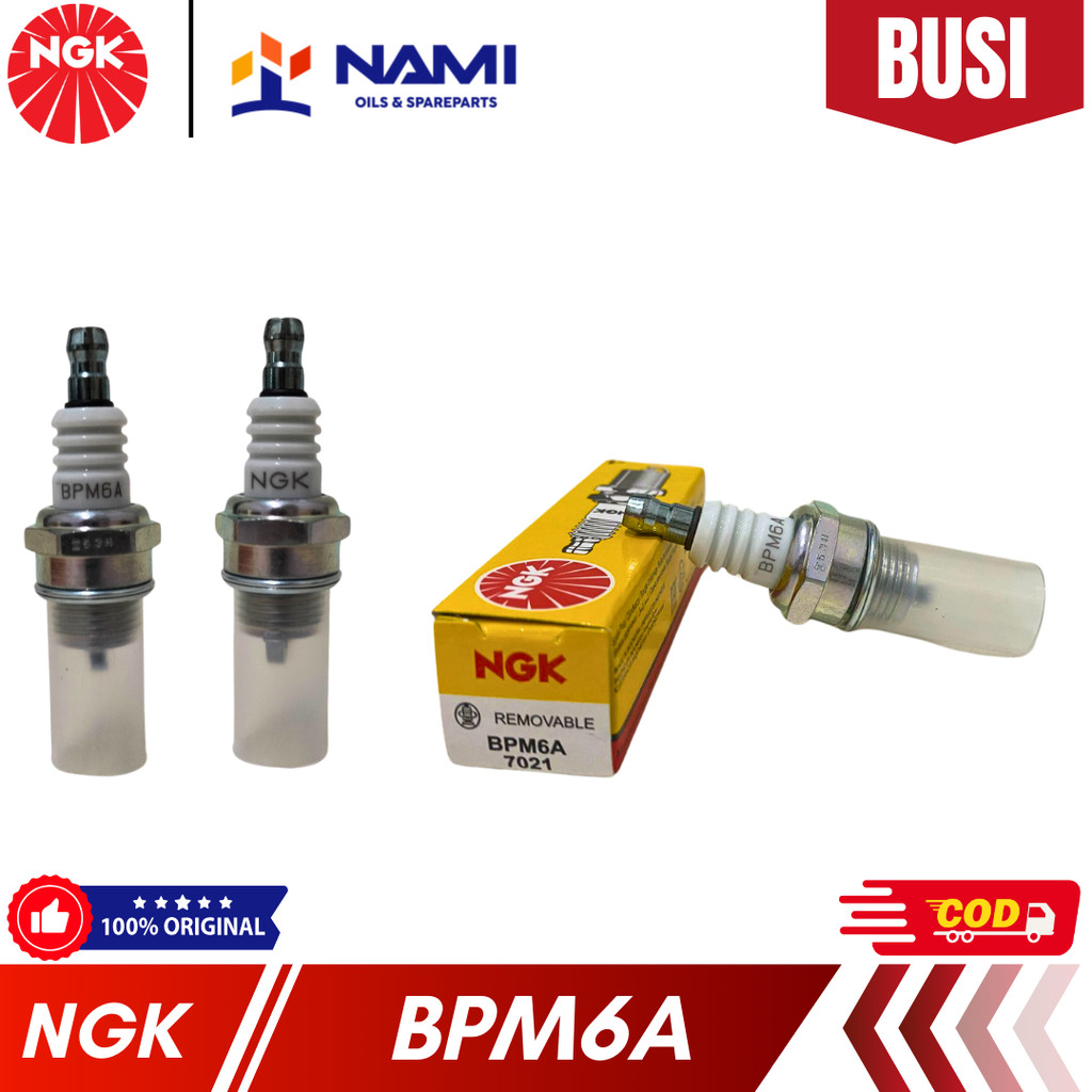 *NGK BPM6A / BPM 6 A* หัวเทียนมอเตอร์ไซค์ - ของแท้