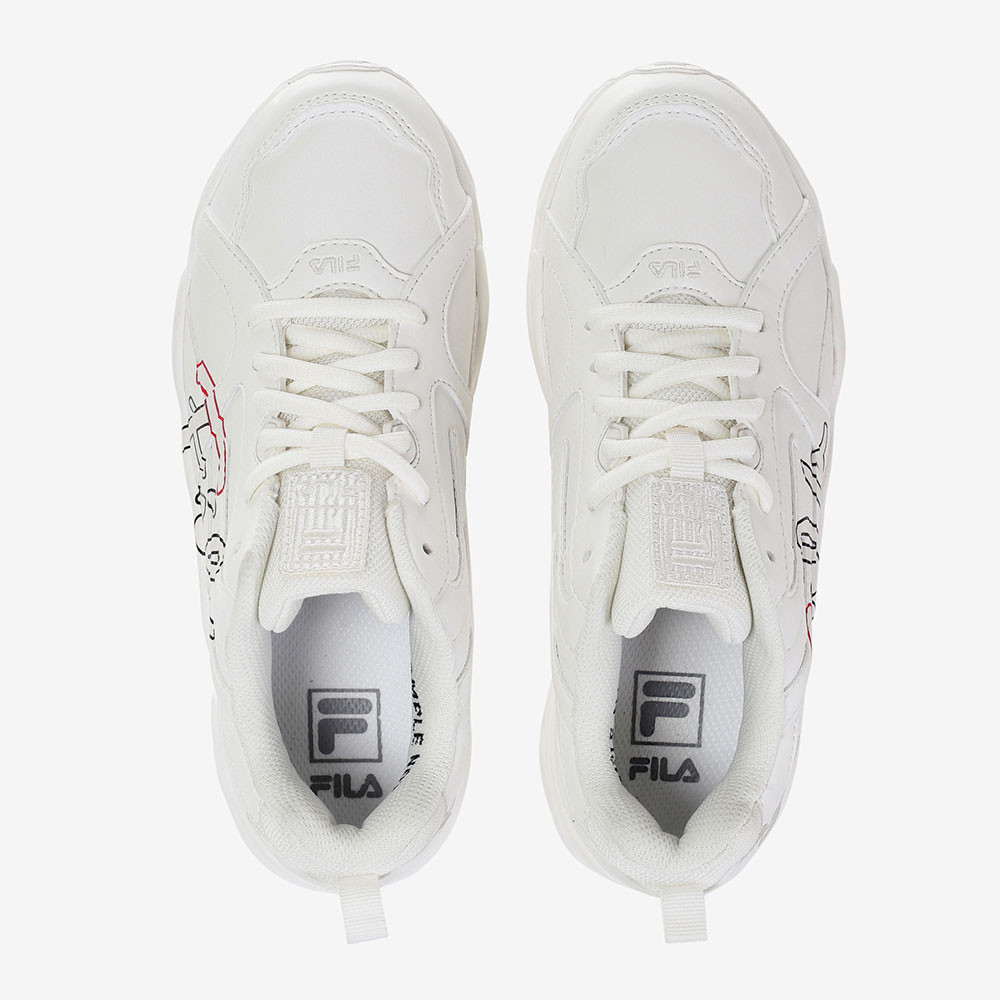 FILA รองเท้าลำลอง SPLINE SCRIPT รุ่น 1RM01139H - White