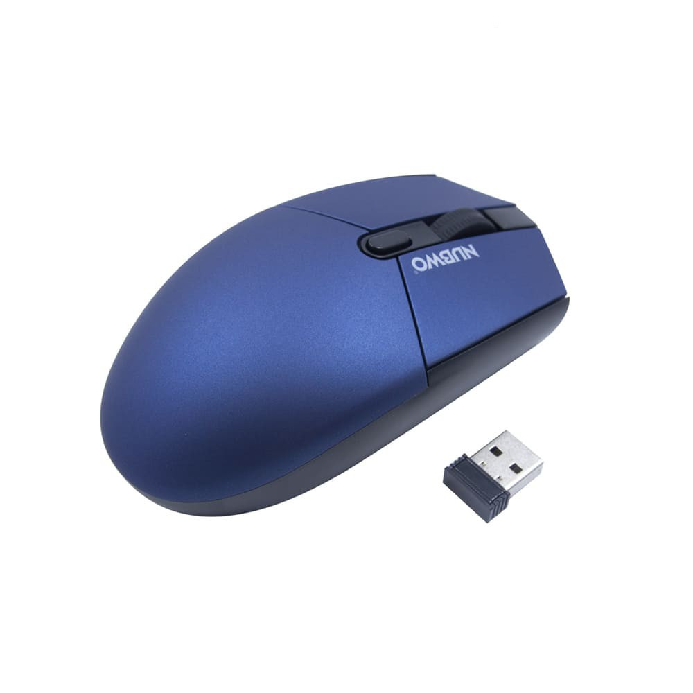 คลิกเงียบ NUBWO NMB-014 WIRELESS MOUSE USB เมาส์ ไร้สาย แบบไร้เสียงคลิก ออปติคอลความแม่นยำสูง ปรับ D