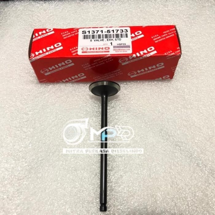 S1371-51733 วาล์วไอเสีย Ex วาล์ว วาล์วไฟ Kobelco SK330-8 SK330 8 SK200-8 SK200 8 Hino J08E J05E