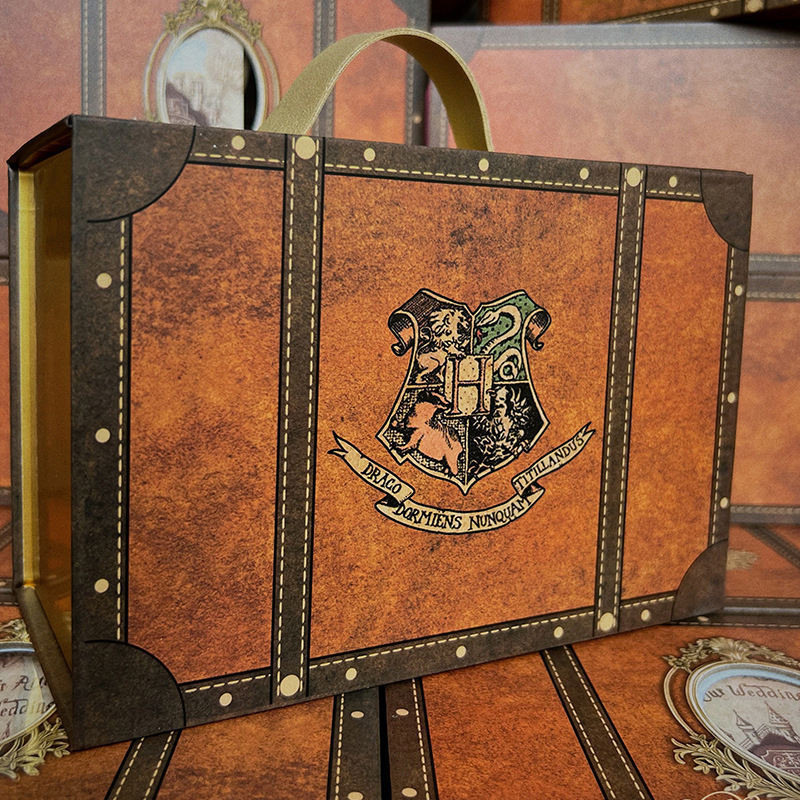 Harry Potter,กล่องเก็บของขวัญวันเกิดสำหรับเด็กชายและเด็กหญิง,กระเป๋าเดินทางวิทยาลัยฮอกวอตส์