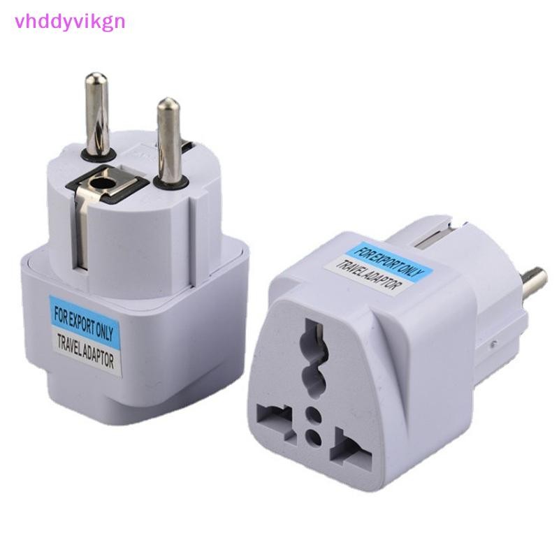 VHDD Universal AU UK US EU ซ็อกเก็ตไฟฟ้าประเภท E/F ฝรั่งเศสสเปนปลั๊กอะแดปเตอร์เดินทาง AC Outlet KR ปลั๊กอะแดปเตอร์ TH