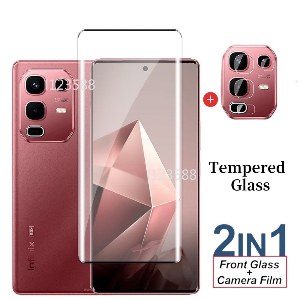 สําหรับ Infinix Note50S ฟิล์ม 2 ใน 1 ป้องกันหน้าจอสําหรับ Infinix หมายเหตุ 50 S 50S Note50S 5G 2025 