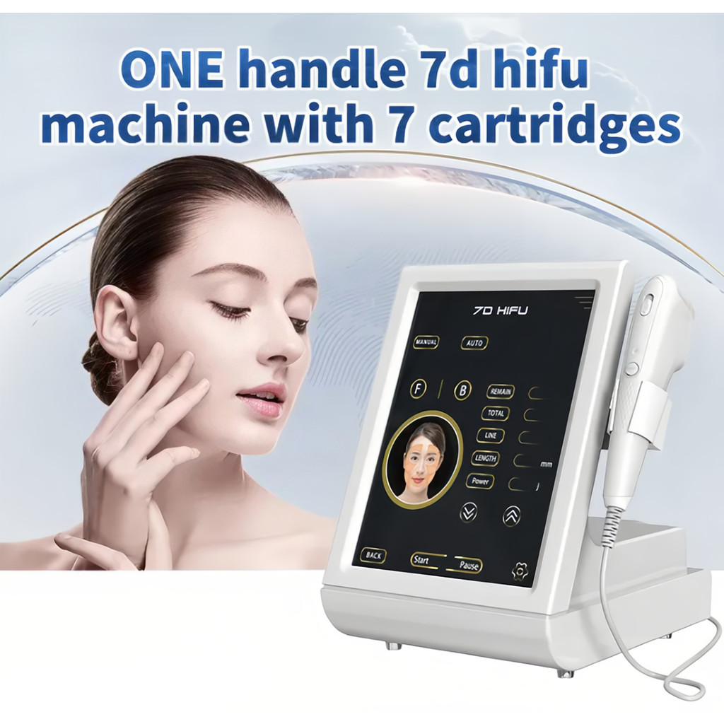 ใบหน้า 6D 7D 12D Face Lifting Acne Skin Care Anti Aging ตลับกําจัดริ้วรอย Hifu Ultrasound