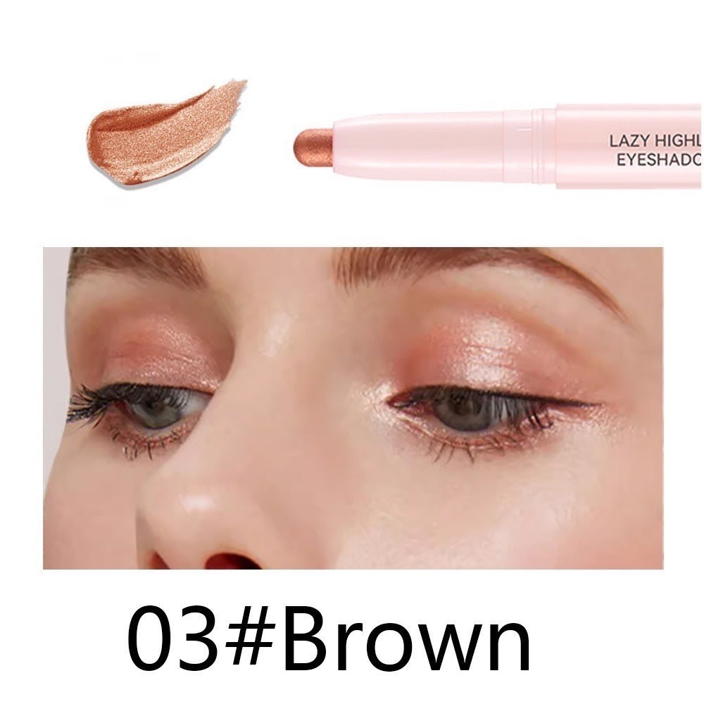 YTL ไฮไลท์กลิตเตอร์ เนื้อดี สีชัด ติดทน  M427 LAMEILA ดินสออายแชโดว์ทาตาแบบหมุน - รูปที่ 5