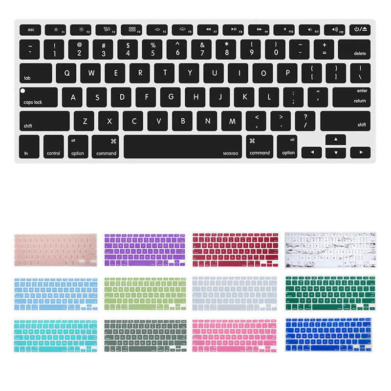 Muti-color Silicone Keyboard Cover Macbook Air 13 Inch A1466 A1369 Pro 13/15 2015 13.6 A2681 M2/ A31