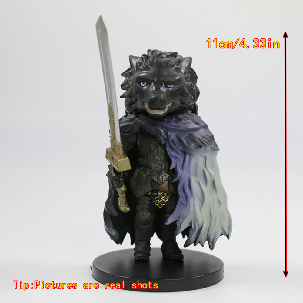 ฟิกเกอร์ รุ่น Q Elden French Ring Werewolf Figure Half Wolf Blazer Doll Figure Model