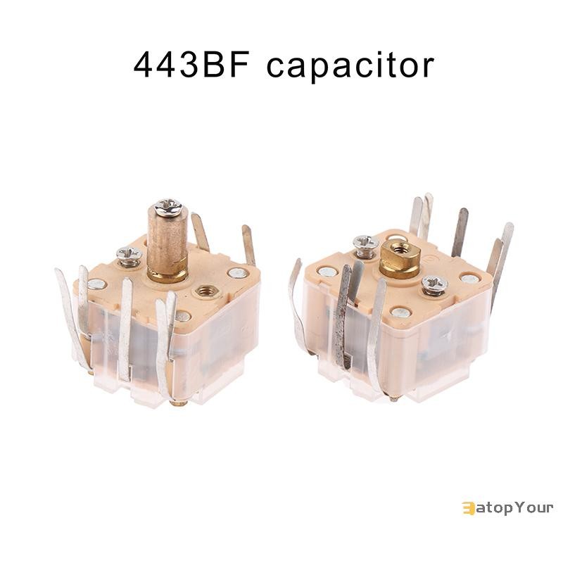 Eatopyour] 1 PC Switch CBM-443BF-1AB4/088AM+FM Radio Thin Film Variable Capacitor 270P Double +20Pfm