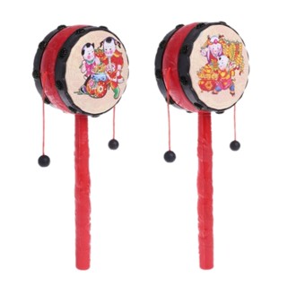 Wayle Spin Rattle Drum กลองลิงกลองของเล่นเด็กจีน