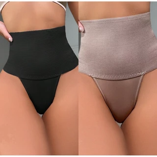 ชุดกระชับสัดส่วนสตรีเอวสูงควบคุม Thongs แบน Belly Body Shaper กางเกงกระชับสัดส่วนเทรนเนอร์ยืดหยุ่น Butt Lifter Shaping กางเกง S-3XL