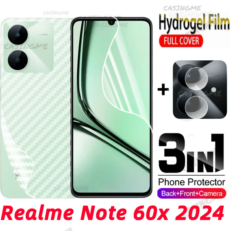 Realme Note 60x 2024 ด้านหน้าด้านหลังคลุมทั้งหมดป้องกันฟิล์มHydrogelสําหรับRealmeหมายเหตุ 60x Note60