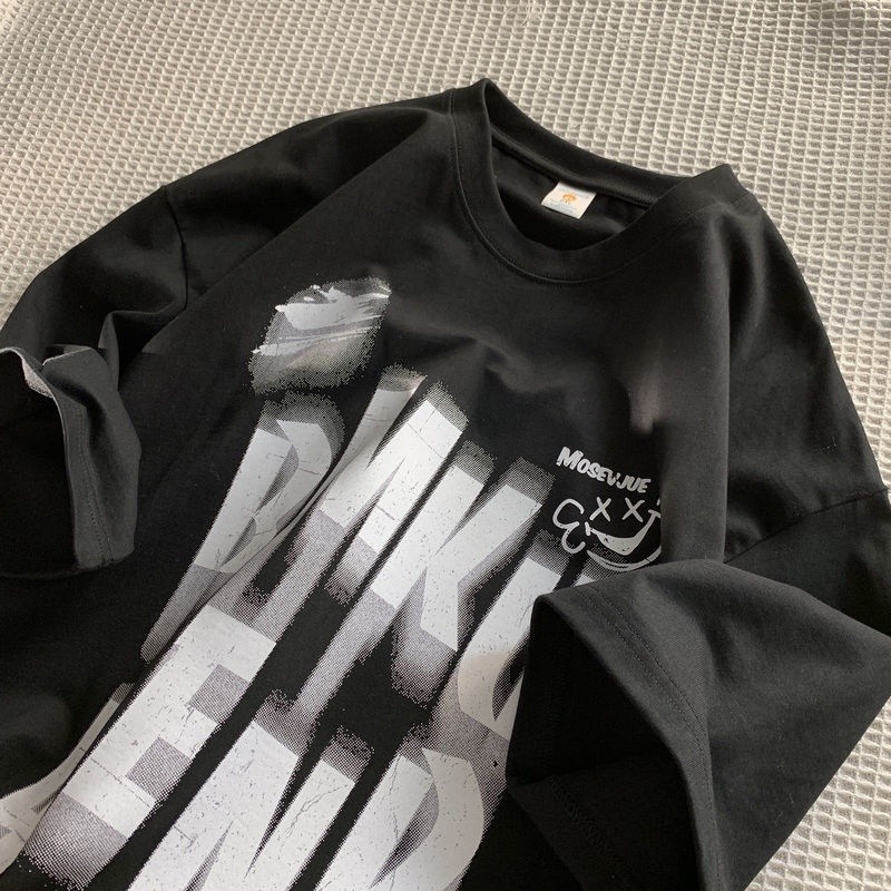 【ส่งจากไทย】เสื้อยืดฤดูร้อนสไตล์อินสไตล์เกาหลี  เสื้อยืดแฟชั่น สวมใส่สบาย พิมพ์ลายดิจิตอล ผู้หญิง Clothing Tshirt