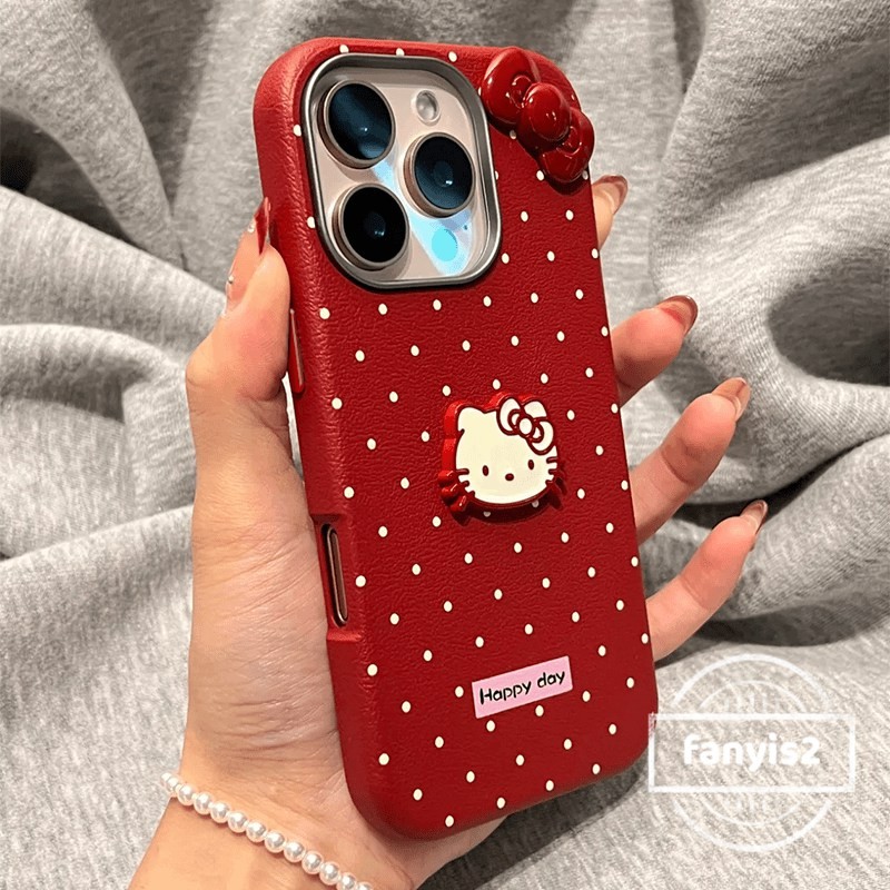 SAMSUNG สําหรับsamsung S24FE S24Ultra S23 S22 S21 Plus S22Ultra S23FE S21FE A73 A72 A52 A52S 5Gปลอกการ์ตูน 3D Kitty Bear Retroหรูหราหนังกันกระแทกปกอ่อน