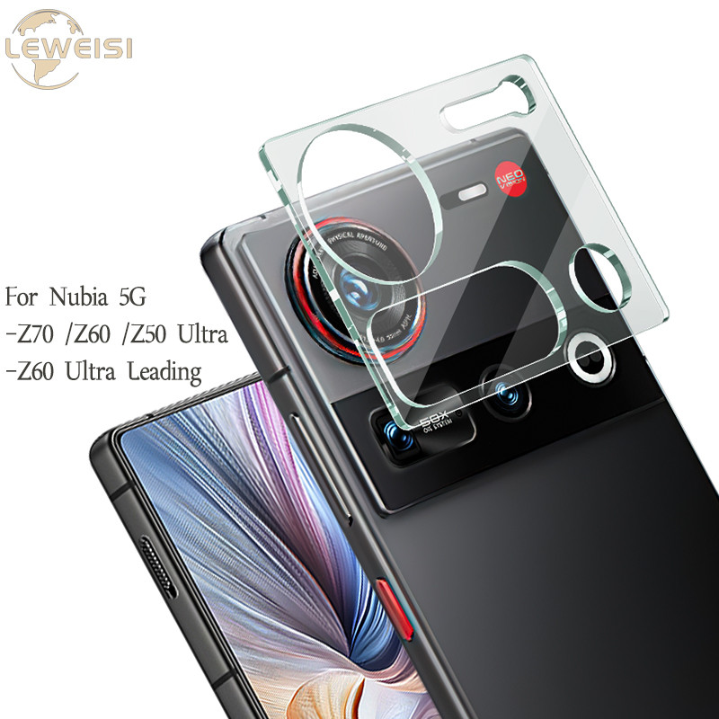 Imak 9H HD กระจกนิรภัยกล้องเลนส์สําหรับ Nubia Z70 Ultra Z60 Ultra Z50 Ultra 5G Full Coverage ป้องกัน