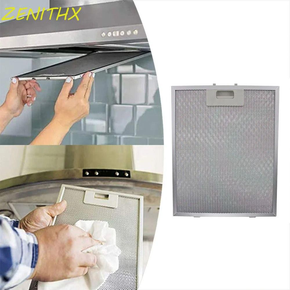 Zenithx ตัวกรองตาข่ายเครื่องดูดควันหม้อหุงข้าว, ตาข่ายอลูมิเนียมระบายอากาศครัว Extractor พัดลมกรอง, ทนทานน้ํามันที่ถอดออกได้ 32*26 ซม. เครื่องดูดควันช่วงกรองฝุ่นผู้ใหญ่