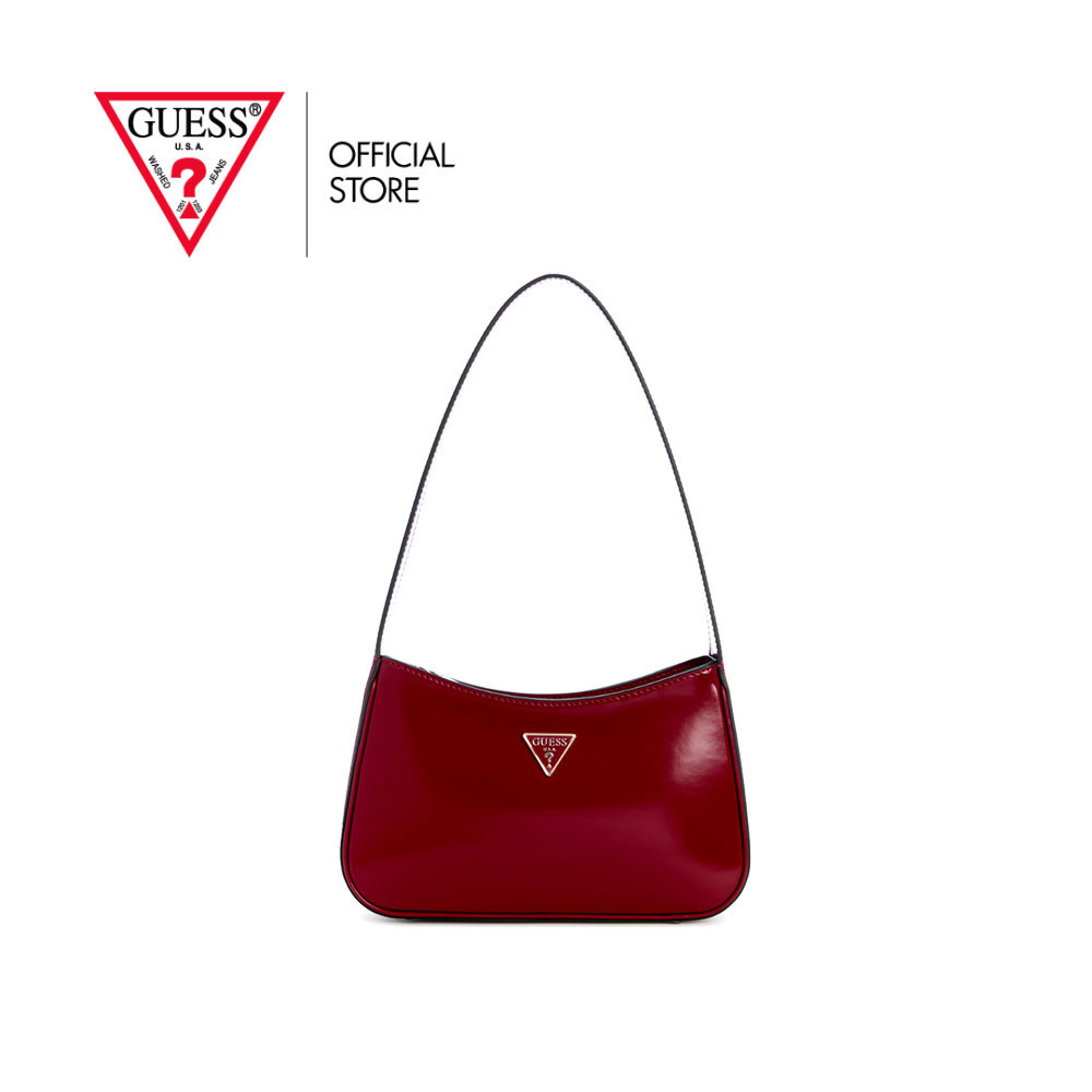 GUESS กระเป๋า รุ่น NG949617 ARNELA TOP ZIP SHOULDER BAG สีแดง
