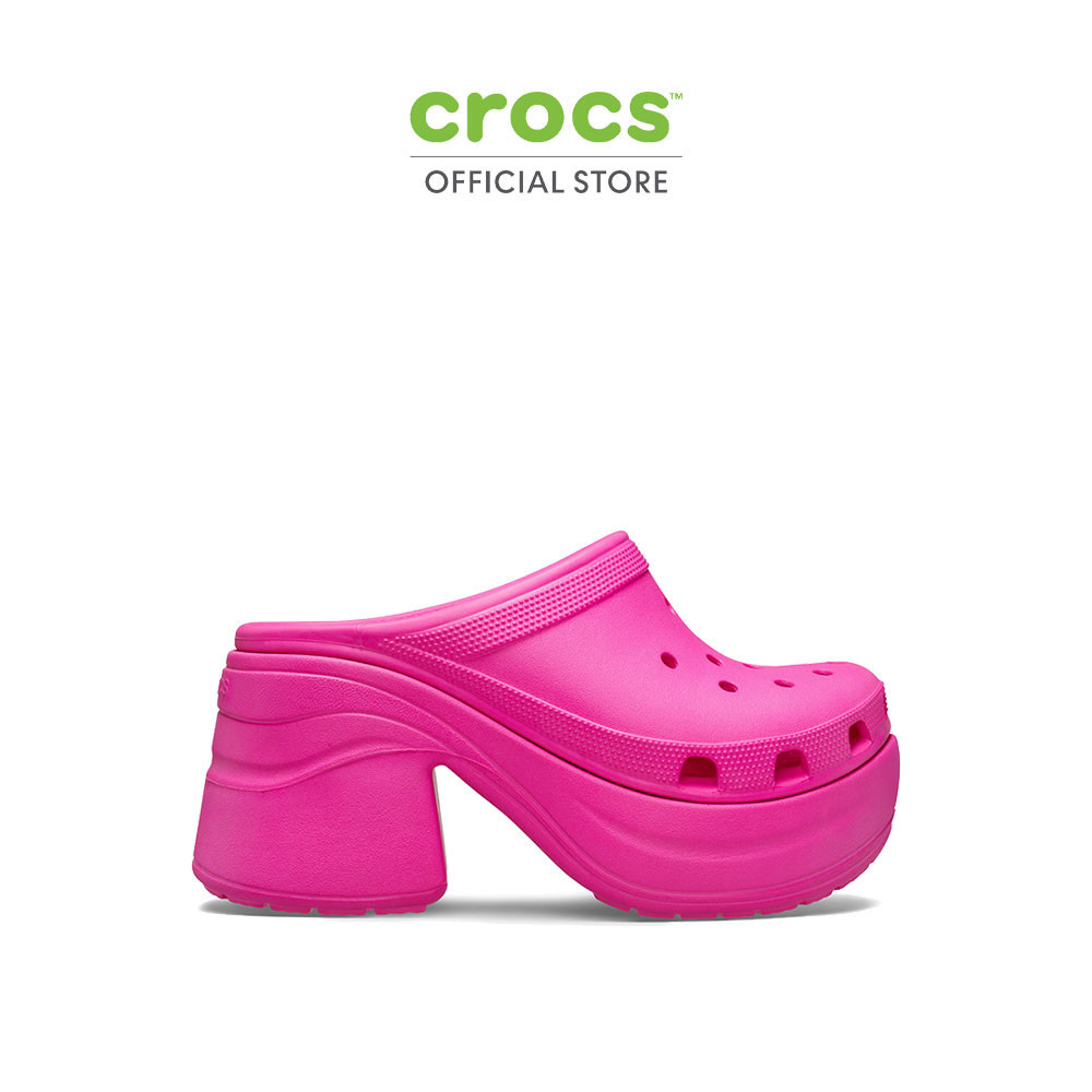 CROCS รองเท้าลำลองผู้ใหญ่ SIREN CLOG รุ่น 2085476TW - PINK CRUSH