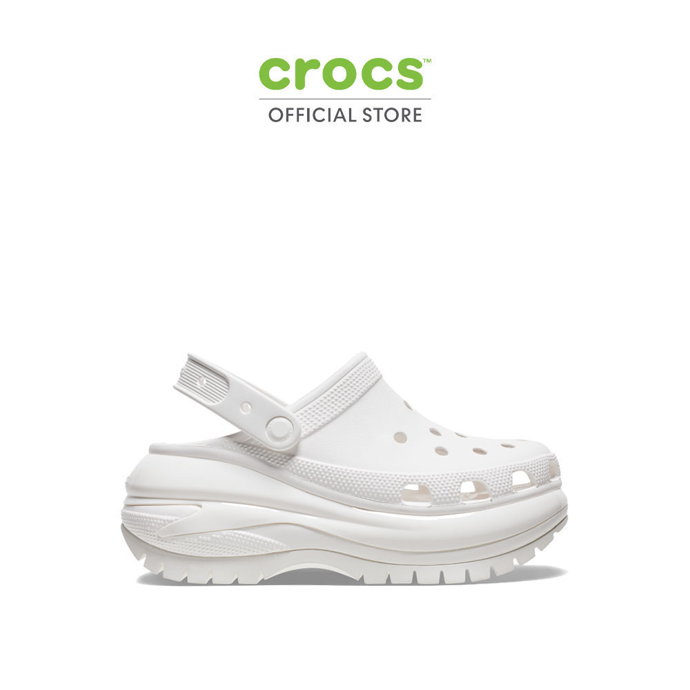CROCS รองเท้าลำลองผู้ใหญ่ MEGA CRUSH CLOG รุ่น 207988100 - WHITE