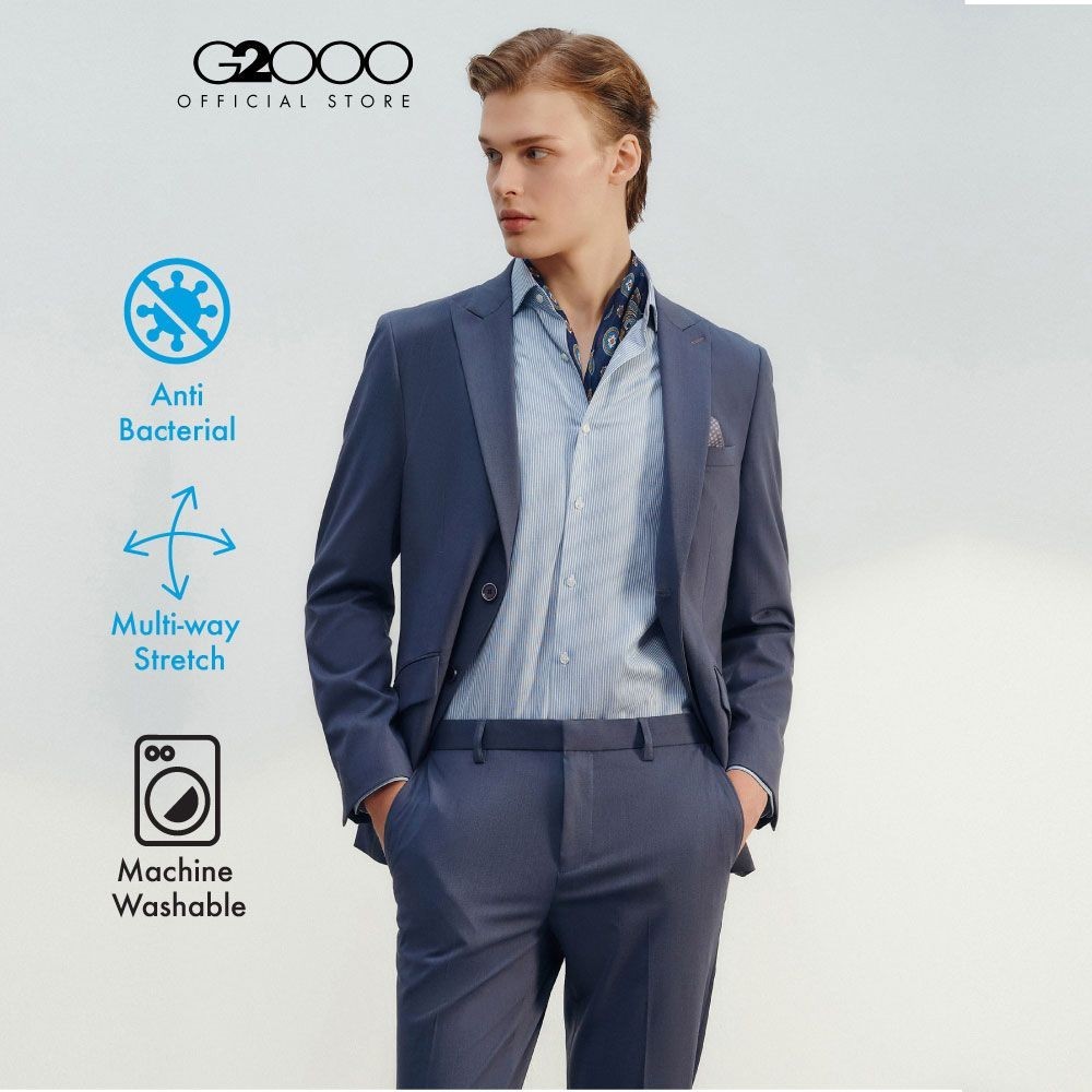 G2000 เสื้อสูทสำหรับผู้ชาย ทรง Slim Fit รุ่น 4611313372 GREY