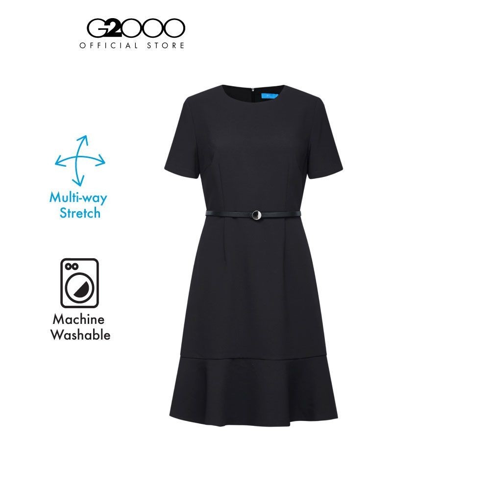 G2000 เดรสสำหรับผู้หญิง ทรง Fit & Flare Shape รุ่น 4623128699 BLACK