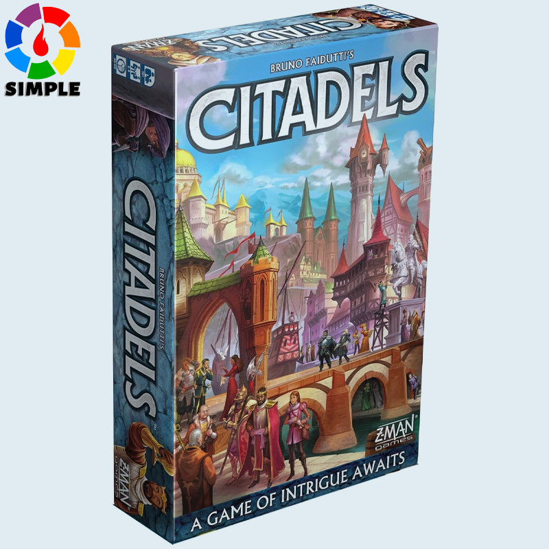 Citadels Revised Edition Board Game - Master Builder Showdown! Medieval Strategy Game for Kids & Adu