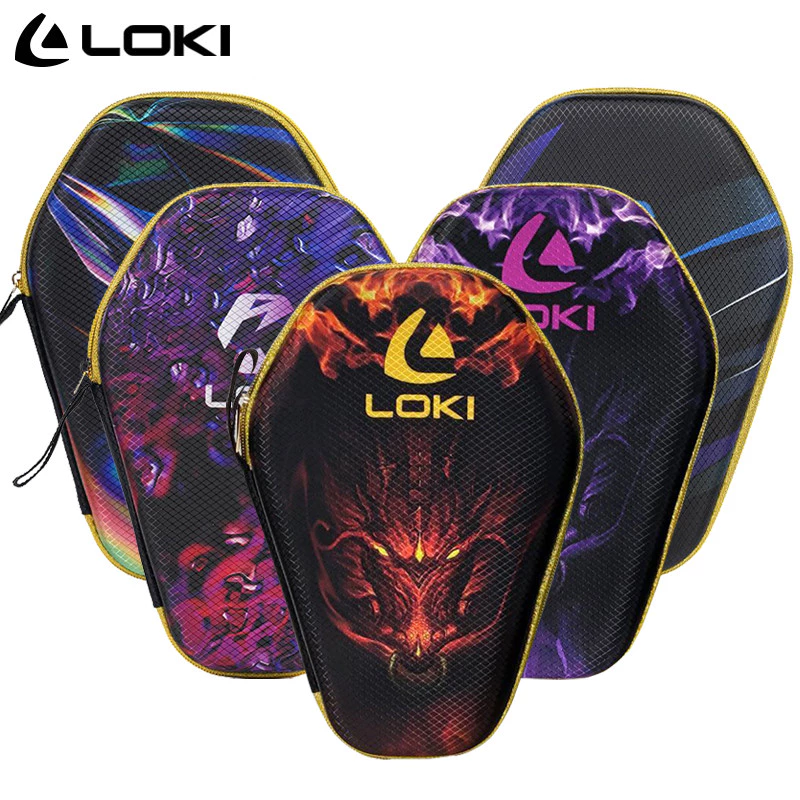 Original LOKI ไม้ปิงปองแบบพกพา Ping Pong Bat Bag EVA Hard Casing Paddle Pouch