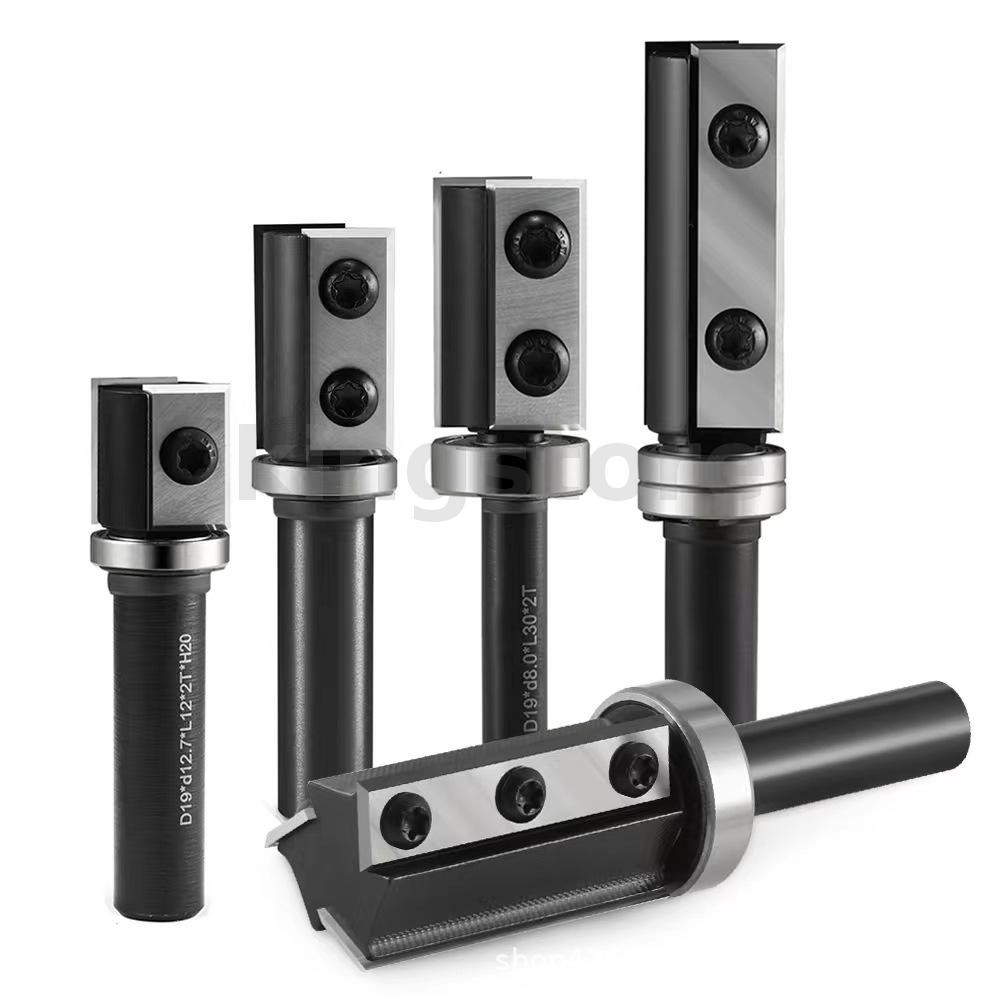 อุตสาหกรรม Super-Strength เหล็ก CNC Router Bit Straight Groove End Mill สําหรับไม้ MDF อะคริลิค S8xL