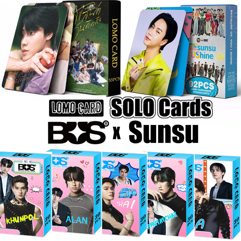 Bus Solo Card BUS เพราะคุณ I Shine Lomo Card Photocard Alan, Marc, คุณพล, หัวใจ, Jinwook, ไทย, Nex, 