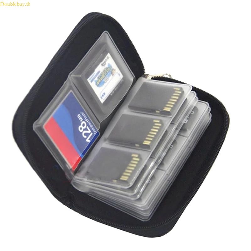 Doublebuy 22 Slot Memory Card Holder 22 x SD SDHC Micro- SD Mini SD Holder for Storage