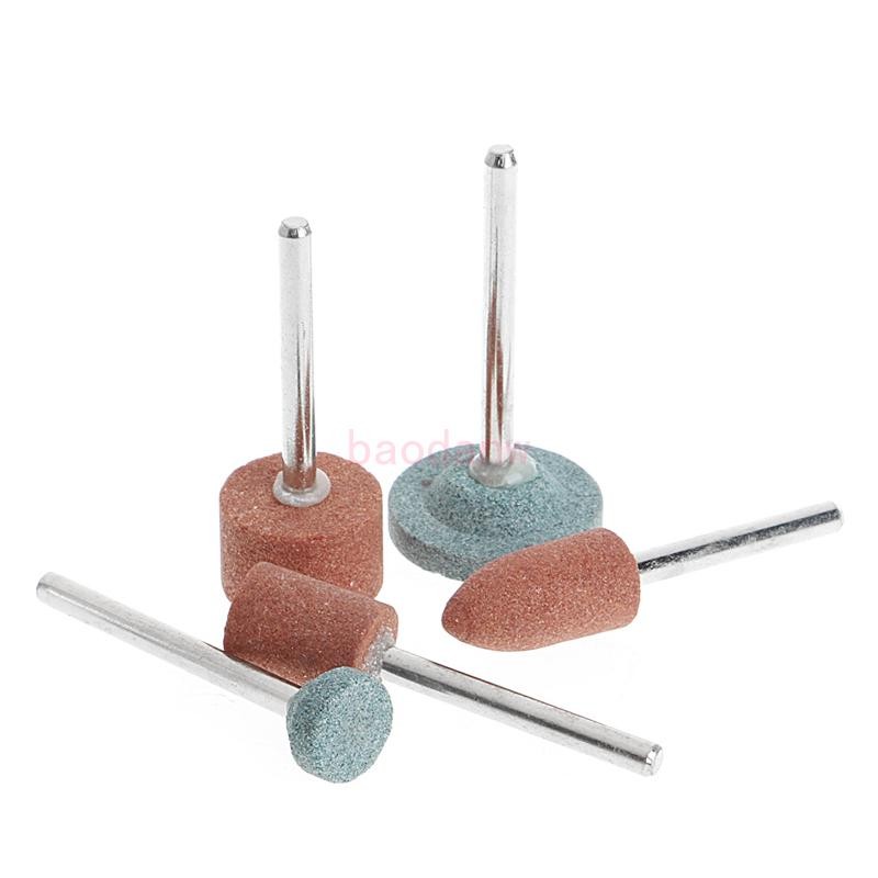 Bdw 5 ชิ้น 3 มิลลิเมตร Shank ล้อสําหรับหัวบดขัดเครื่องบดไฟฟ้าเครื่องมือไฟฟ้า