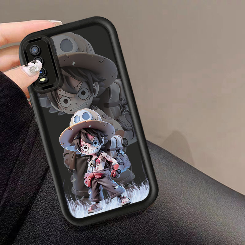 Cool Luffy ONE PIECEเคสโทรศัพท์สําหรับOPPO A3S A5 A12E Realme C1 C11 C20 C12 C25 C15 C2 C30 C30S C35