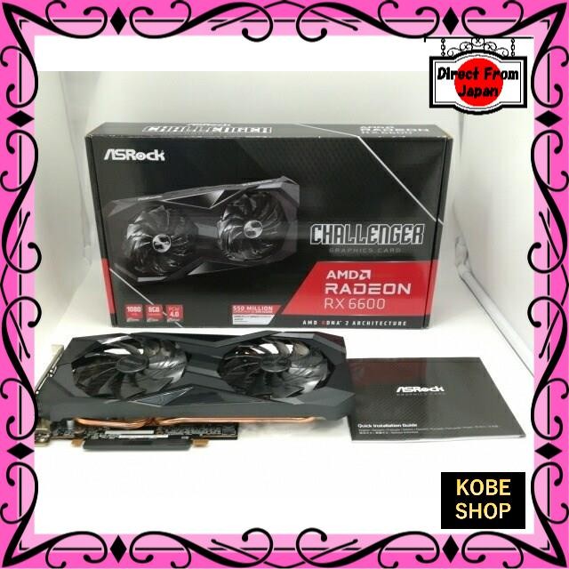 【ส่งตรงจากญี่ปุ่น】 ASRock Radeon RX 6600 Challenger D 8GB (RX6600 CLD 8G)RX6600/8GB(GDDR6) 【สินค้ามื