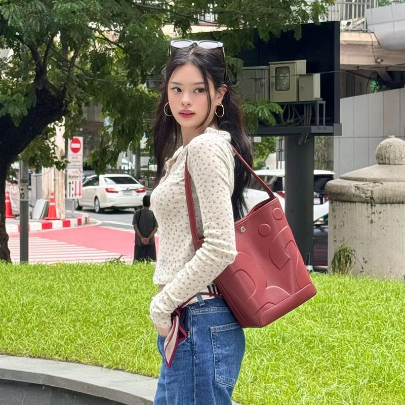 Evertoner Fashion Rally Bucket Bag for Women Casual Ladies Large Capacity Armpit Tote Bag