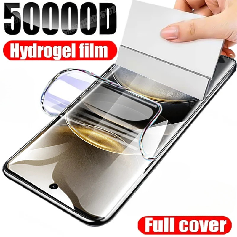 VivoY300 Y300Pro Y300GT Y300 + 2 ชิ้น 5000D HD Clear Soft Hydrogel ฟิล์มสําหรับ vivo Y300 Pro Plus G
