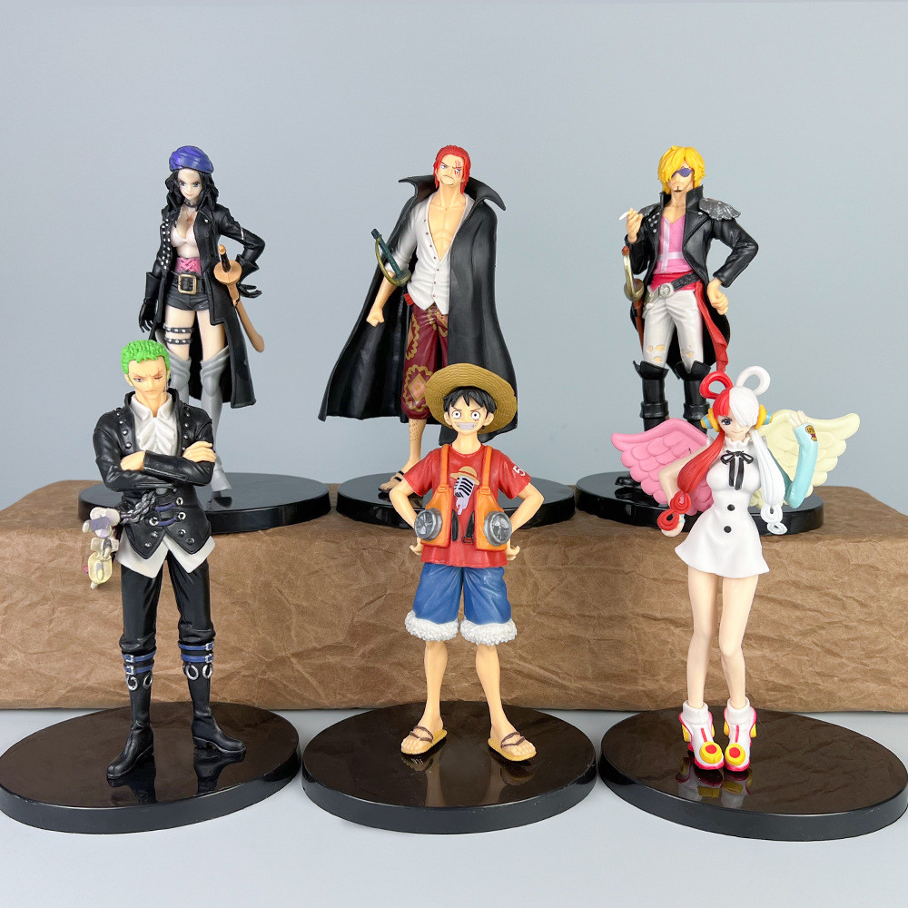 One Piece Theatricalรุ่นLuffy Zoro Aceคอสเพลย์Action FigureอะนิเมะรูปCODสต็อกAction Figureตุ๊กตาของเล่นสําหรับของขวัญเด็กคอลเลกชันเครื่องประดับตกแต่งบ้านเค้กDecoMLML